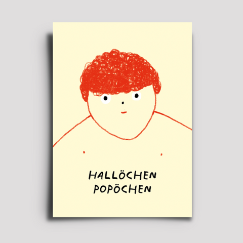 Postkarte 'Hallöchen Popöchen/Ludwig' Hafen