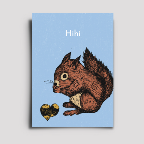 Postkarte 'HIHI' Hafen