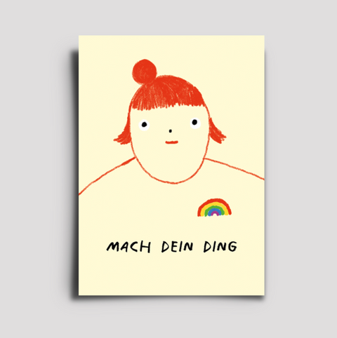 Postkarte 'Mach dein Ding' - Heike