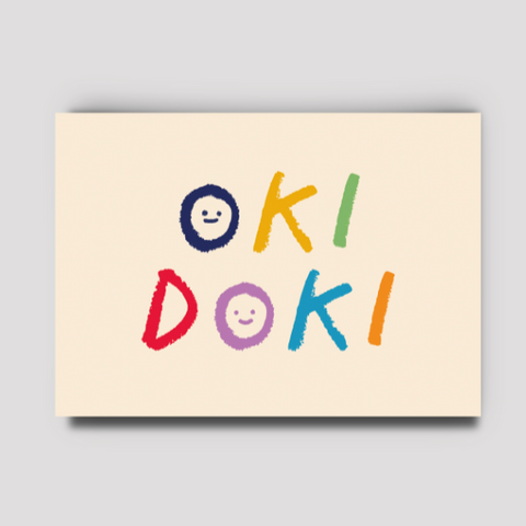 Postkarte 'OKI DOKI' – Smileys Hafen