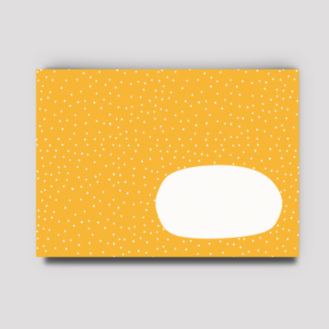 Briefumschlag 'Punkte gelb' Hafen