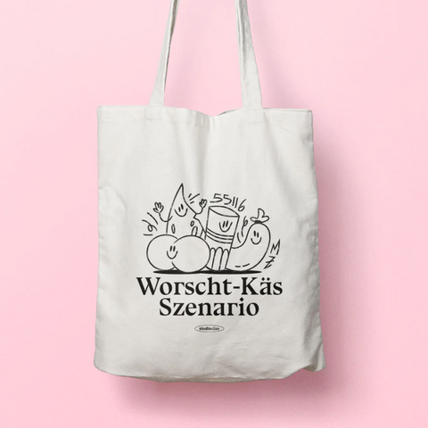 Jutebeutel 'Worscht-Käs Szenario' studio ciao