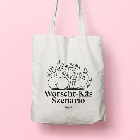 Jutebeutel 'Worscht-Käs Szenario'