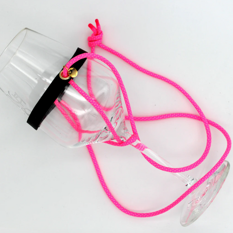 Weinglashalter 'Pink' – pink