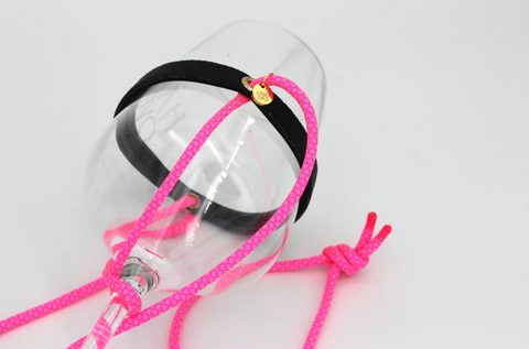 Weinglashalter 'Pink' – pink