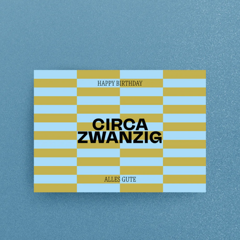 Postkarte 'Circa Zwanzig' studio ciao