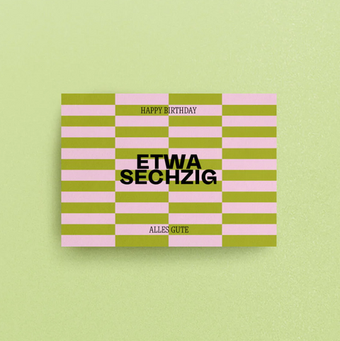 Postkarte 'Etwa Sechzig' studio ciao