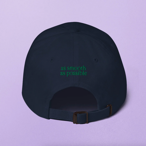 Cap 'ASAP, as smooth as possible' – dunkelblau studio ciao