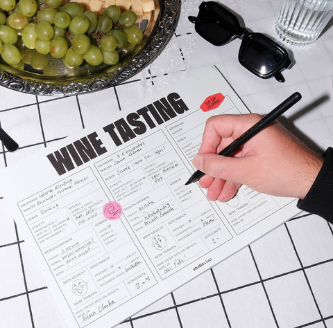 Block 'Wine Tasting' studio ciao