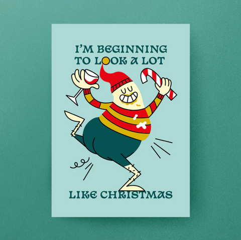 Postkarte 'I'm beginning to look a lot like Christmas' studio ciao