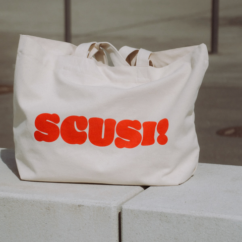 Jutebeutel 'Scusi'