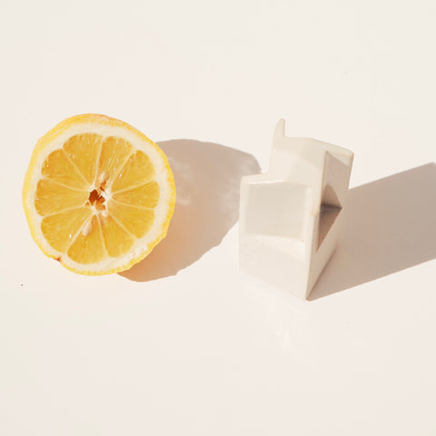 Zitronenpresse und Ingwerreibe 'CIDRA' – weiß / white OBAstudios