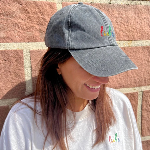 Cap 'liebs' – vintage black Bee Proud