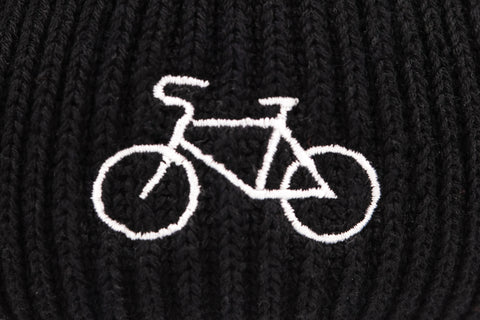 Beanie 'Fahrrad' – schwarz Charles