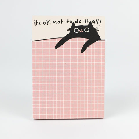 Notizblock 'It's ok not to do it all' Slinga