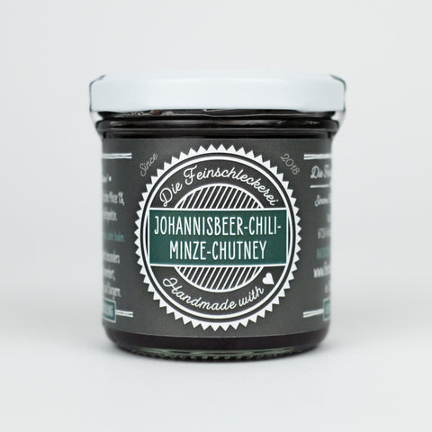 Johannisbeer-Chili-Minze-Chutney Die Feinschleckerei