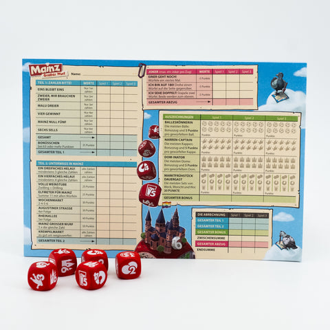 Spiel 'Mainz Großer Wurf' pinke distel