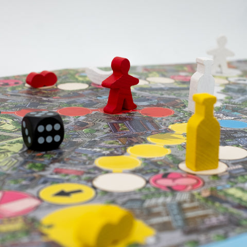 Spiel 'Mainz aus dem Häuschen' pinke distel