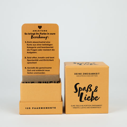 Gesprächskarten 'Spaß & Liebe' Deine Zweisamkeit