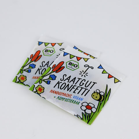 Kompostierbares Konfetti 'Saatgutkonfetti' Saatgutkonfetti