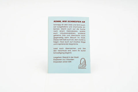 Booklet 'Date-Schweif' die Schweiferei