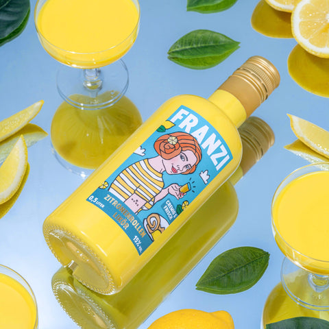Franzbrötchenlikör 'Franzi' – Zitronenrollen 0.5l NORK