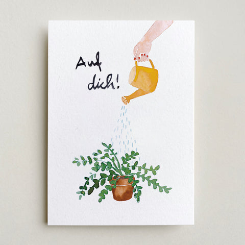 Postkarte 'Auf Dich' Farina Kuklinski