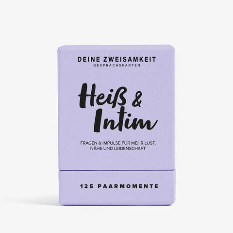 Gesprächskarten 'Heiß & Intim' Deine Zweisamkeit