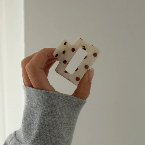 Haarklammer 'Josefin' – red polka dots Jona the Label