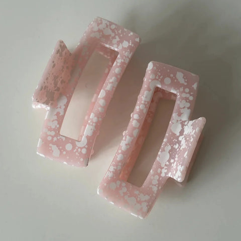 Haarklammer 'Maja' – pink splash Jona the Label