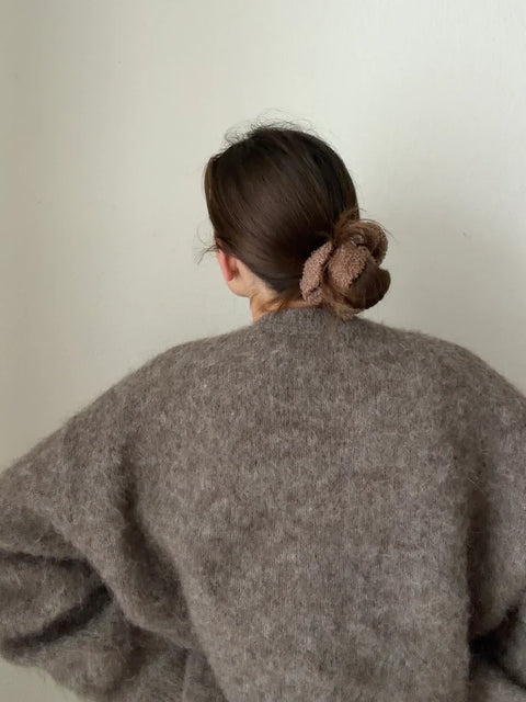 Everyday Scrunchies – brown teddy Jona the Label