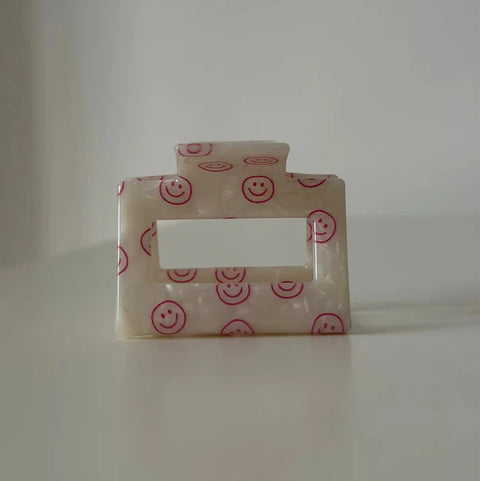 Haarklammer 'Josefin' – pink smile