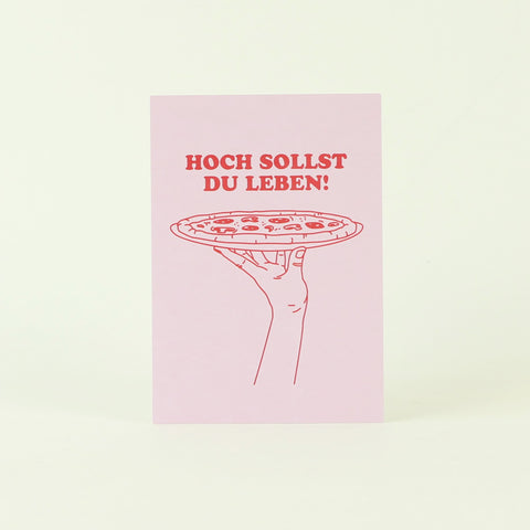 Postkarte 'Hoch sollst Du leben!' studio ciao