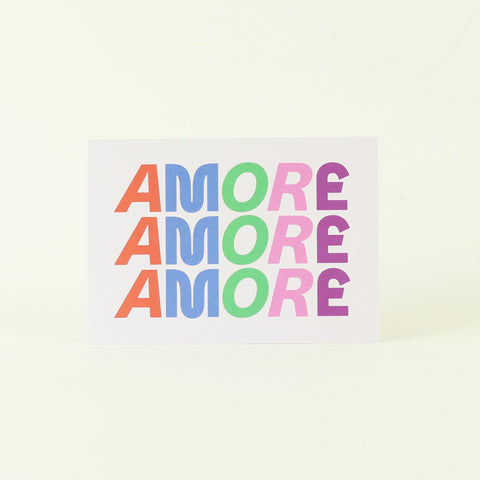 Postkarte 'Amore Amore Amore'