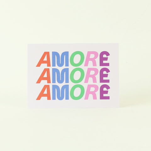 Postkarte 'Amore Amore Amore' studio ciao