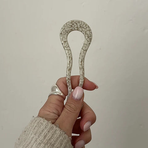 Hairpin 'Wavy U-Shape' – snowflake Jona the Label