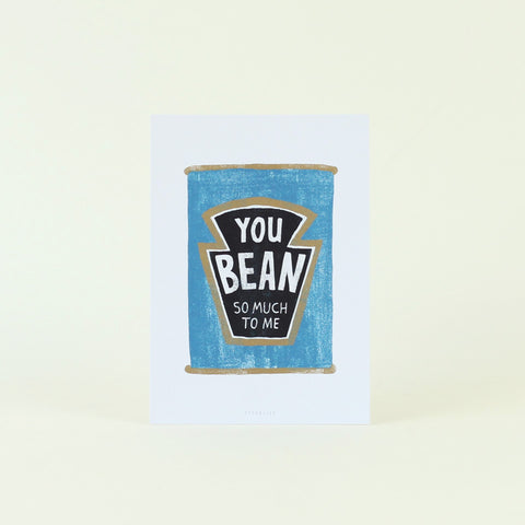 Postkarte 'You bean so much to me'