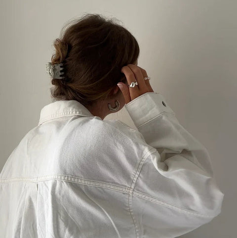 Haarklammer 'Emma' – moor green Jona the Label