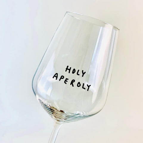 Aperolglas 'Holy Aperoly'