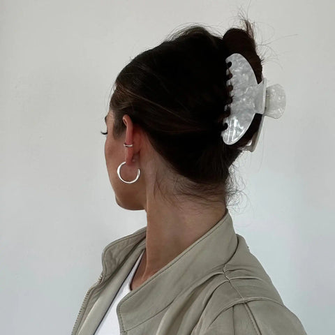 Haarklammer 'Line' – icey grey