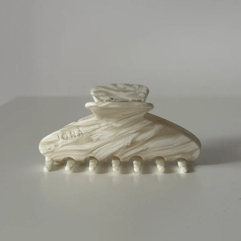 Haarklammer 'Line' – beige swirl Jona the Label