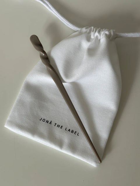 Hairpin 'Twisted' – tan Jona the Label