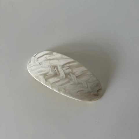 Haarklammer 'Barrette Clip' – beige swirl Jona the Label