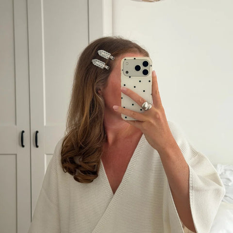 GRWM Clips – polka dots Jona the Label