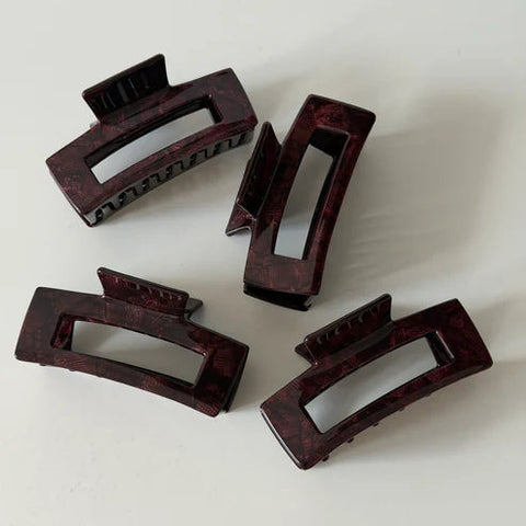 Haarklammer 'Maja' – merlot Jona the Label