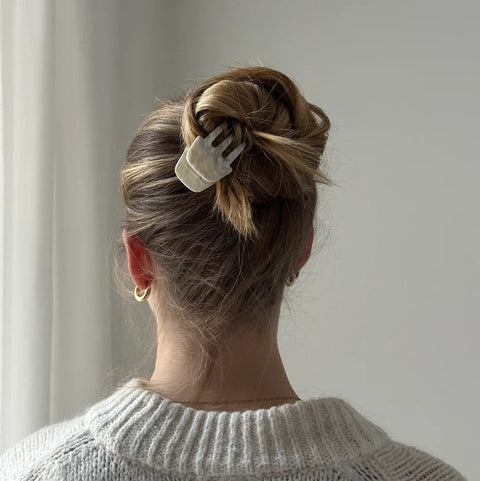 Haarklammer 'Emma' – beige swirl Jona the Label