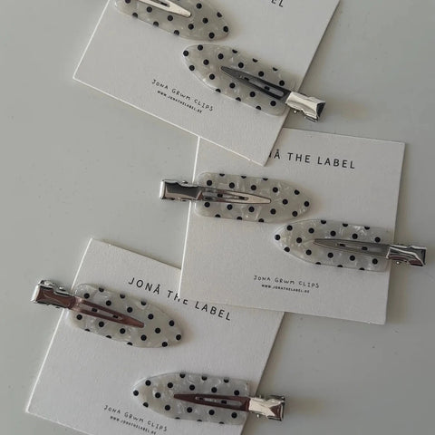 GRWM Clips – polka dots Jona the Label