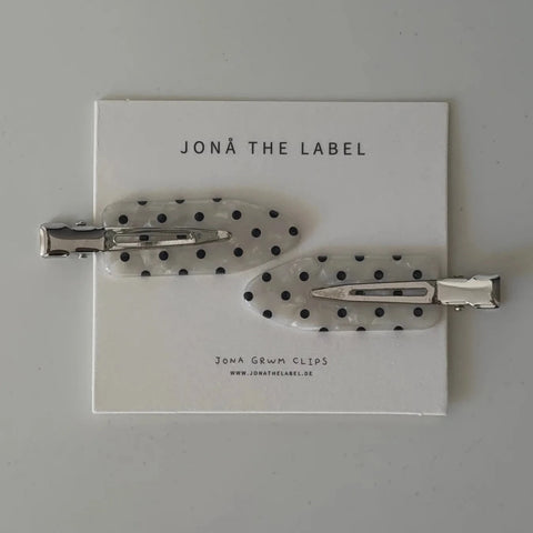 GRWM Clips – polka dots Jona the Label