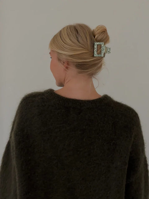 Haarklammer 'Josefin' – pebble green Jona the Label