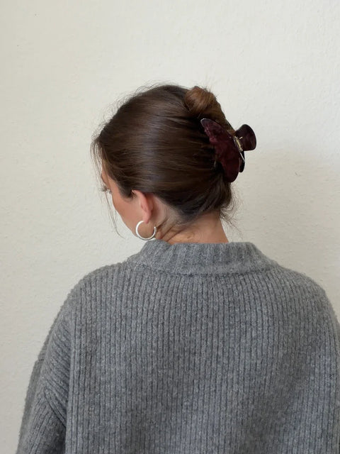 Haarklammer 'Matilda' – merlot Jona the Label